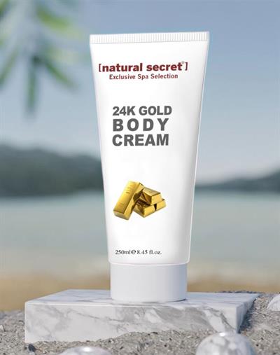 Natural Secret 24K Gold Body Cream - 24K Altın Vücut Kremi
