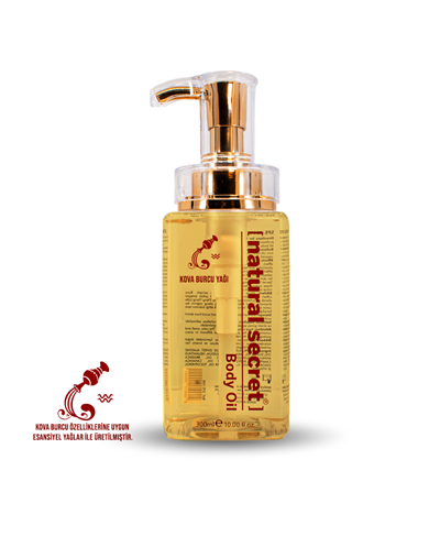 Natural Secret Aquarius Massage & Body Care Oil - Kova Burcu Masaj & Vücut Bakım Yağı