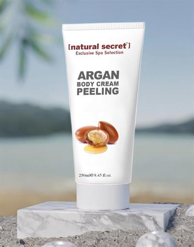 Natural Secret Argan Body Cream Peeling - Argan Granüllü Vücut Krem Peeling