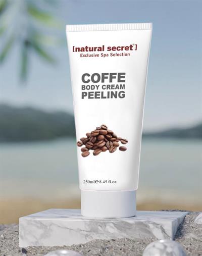 Natural Secret Coffee Body Cream Peeling - Kahve Granüllü Vücut Krem Peeling