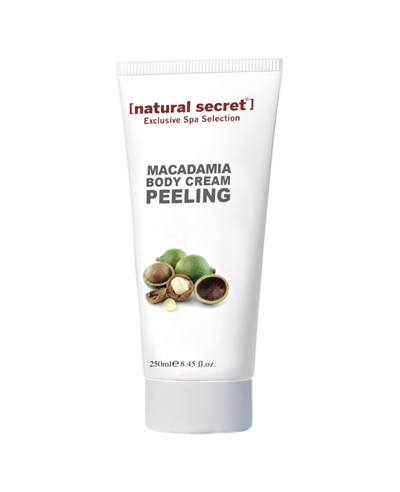 Natural Secret Macadamia Body Cream Peeling - Makademya Granüllü Vücut Krem Peeling