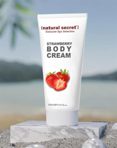 Natural Secret Strawberry Body Cream - Çilek Vücut Kremi