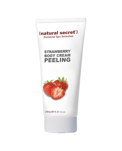 Natural Secret Strawberry Body Cream Peeling - Çilek Granüllü Vücut Krem Peeling