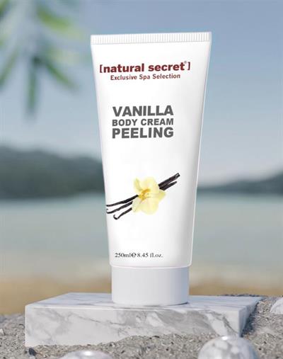 Natural Secret Vanilla Body Cream Peeling - Vanilya Granüllü Vücut Krem Peeling