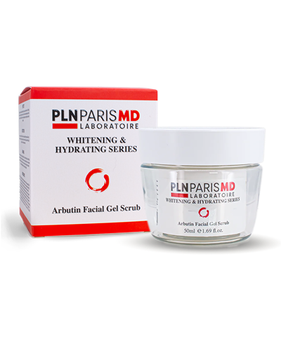 PLN PARIS MD Arbutin Scrub Gel / Arbutin İçerikli Leke Açıcı ve Nemlendirici Peeling Jel 50ml