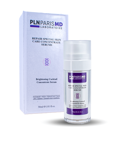 PLN PARIS MD Brightening Cocktail Concentrate Serum / Arbutin Ve Peptit İçerikli Leke Açıcı Serum 30ml