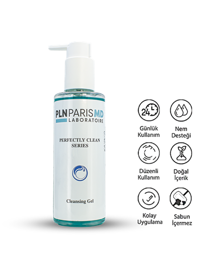 PLN PARIS MD Perfectly Clean Cleansing Gel / Normal ve Karma Ciltler Temizleme Jeli 200ml