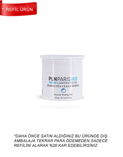PLN PARIS MD Perfectly Clean Enzyme Peeling Gel / üm Cilt Tipleri İçin Enzim Peeling Jel 50ml REFIL
