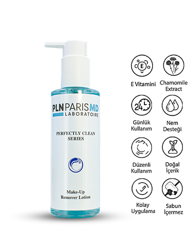 PLN PARIS MD Perfectly Clean Make Up Remover Lotion / Tüm Cilt Tipleri İçin Makyaj Temizleme Losyonu 200ml