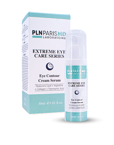 PLN PARIS MD Radiance Eye Contour Cream Serum / Tüm Cilt Tipleri İçin Göz Çevresi Çizgi Açıcı, Nemlendirici Etkili Bakım Serumu 30ml