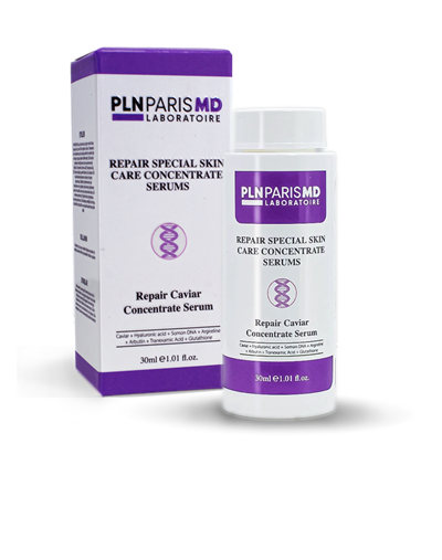 PLN PARIS MD Repair Caviar Concentrate Serum / Havyar içerikli Cilt yenileyici, çizgi karşıtı Serum 30ml REFIL