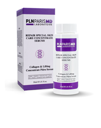 PLN PARIS MD Repair Collagen & Lifting Concentrate Serum / Kolajen Desteği Sağlayan Toparlayıcı Sıkılaştırma Etkili Bakım Serumu 30ml REFIL