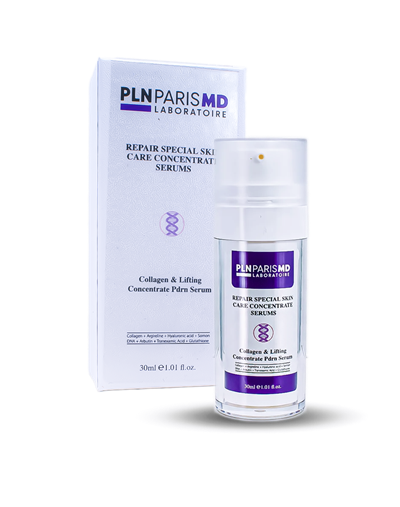 PLN PARIS MD Repair Collagen & Lifting Concentrate Serum / Kolajen Desteği Sağlayan Toparlayıcı Sıkılaştırma Etkili Bakım Serumu 30ml