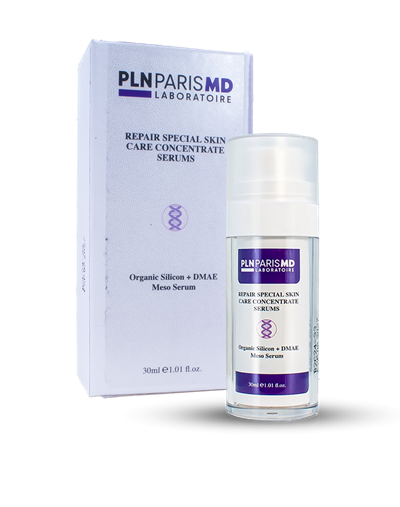 PLN PARIS MD Repair Organic Silicon + DMAE Meso Serum / Yoğun Organik Slikon, DMAE içerikli, Botox, Çizgi Açıcı Etkili Serum 30ml