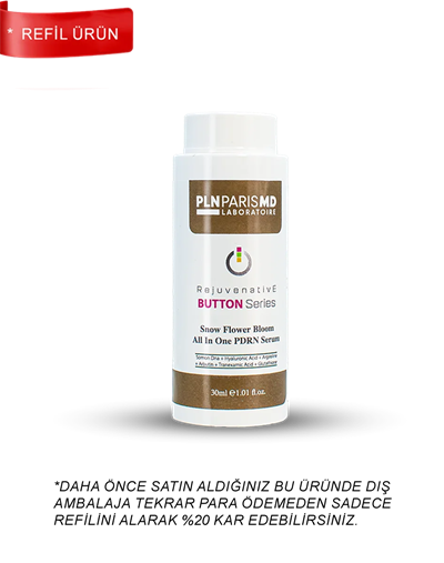 PLN PARIS MD Snow Flower Bloom All In One PDRN Serum Snow Flower Bloom All In One PDNR Serum / Kar Çiçeği Efekti Veren Zengin Kokteyl İçerikli Özel Bakım Serumu 30ml REFIL