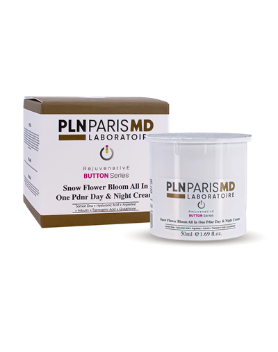 PLN PARIS MD Snow Flower Bloom In One PDNR Day & Night Cream / Kar Çiçeği Efekti Veren Zengin Kokteyl İçerikli Özel Bakım Kremi 50ml REFIL