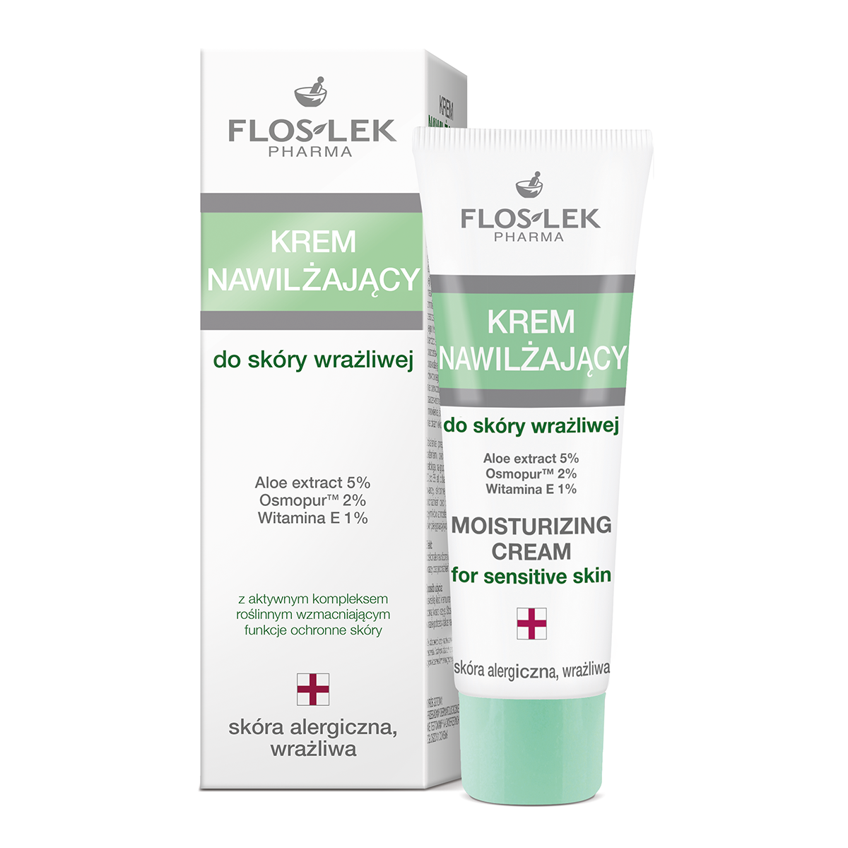Floslek Pharma Aşırı Duyarlı Hassas Ciltler İçin Nemlendirici Cilt Bakım Kremi 50 ml