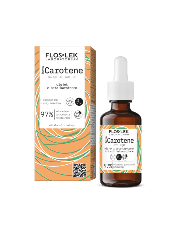 Floslek Laboratorium Floslek Beta Caroten İçerikli Kuru, Solgun, Kırışıklığa Meyilli Ciltler İçin Cilt Bakım yağı 30ml