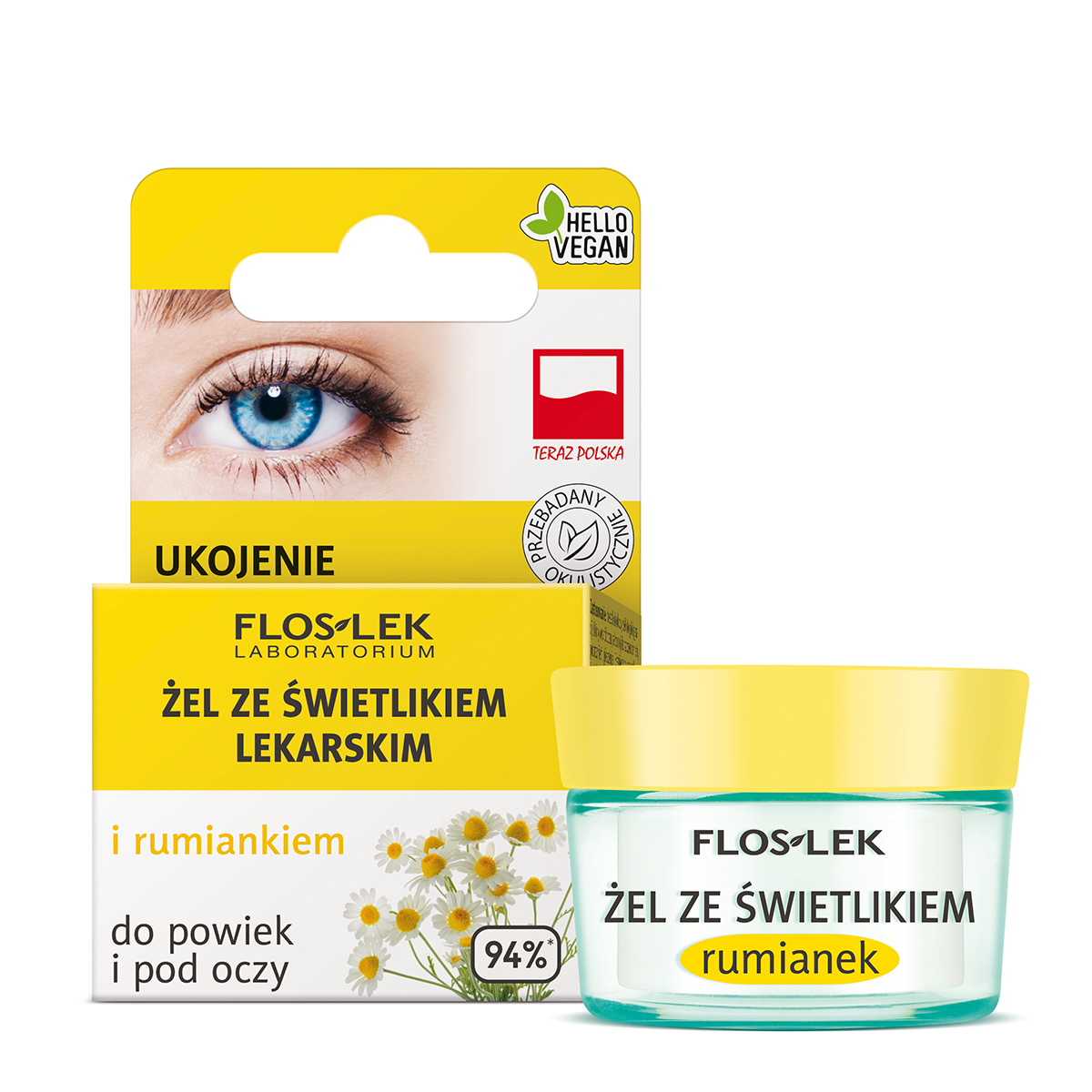 Floslek Laboratorium Flostek Göz Çevresi İçin Aydınlatıcı Papatya içerikli Jel