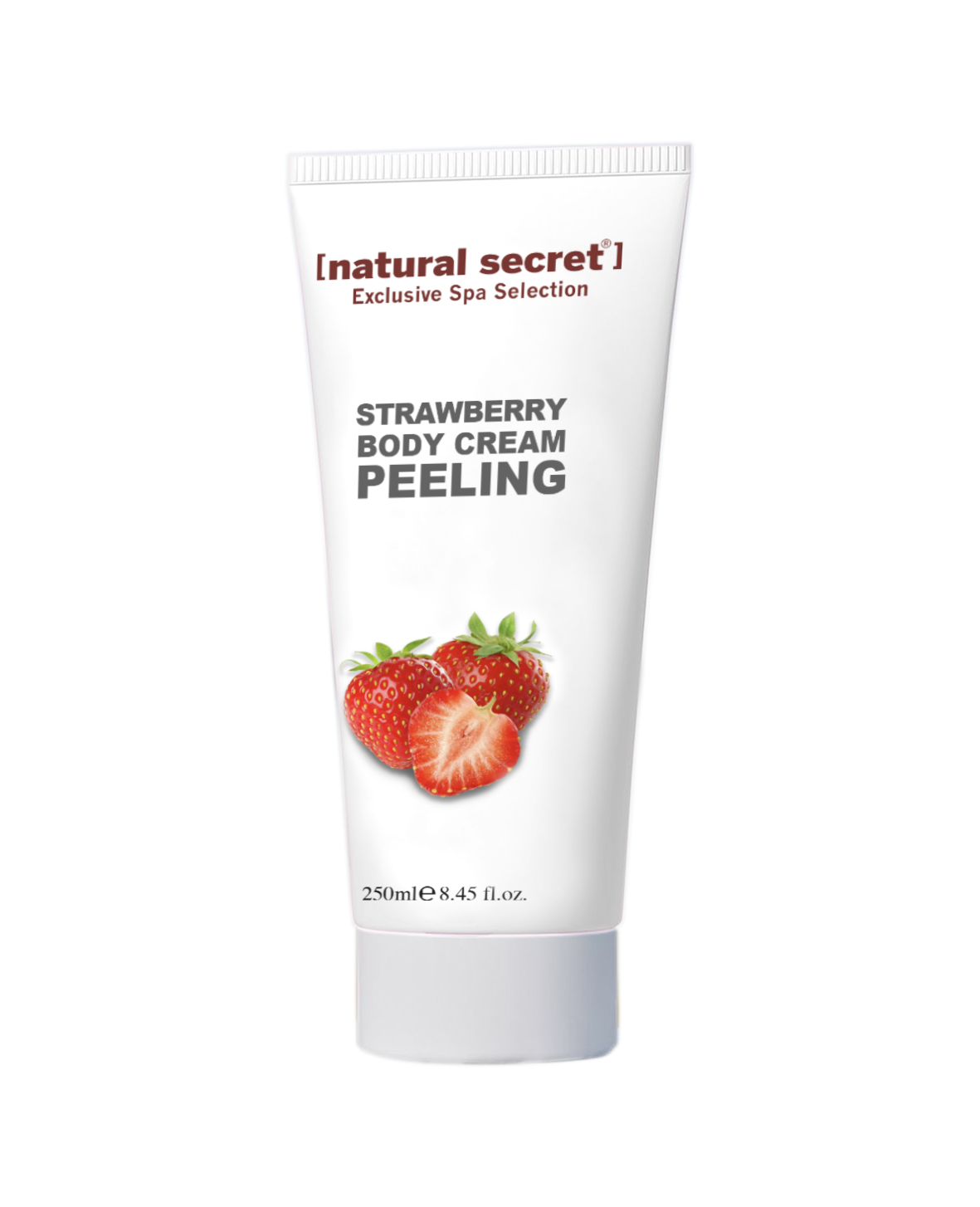 Natural Secret Strawberry Body Cream Peeling - Çilek Granüllü Vücut Krem Peeling