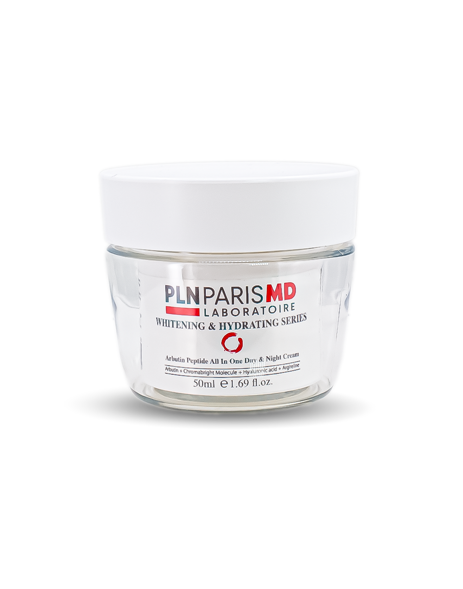 PLN PARIS MD Arbutin & Peptide & Day & Night Cream / Arbutin İçerikli Leke Açıcı ve Nemlendirici gündüz ve gece kremi 50ml