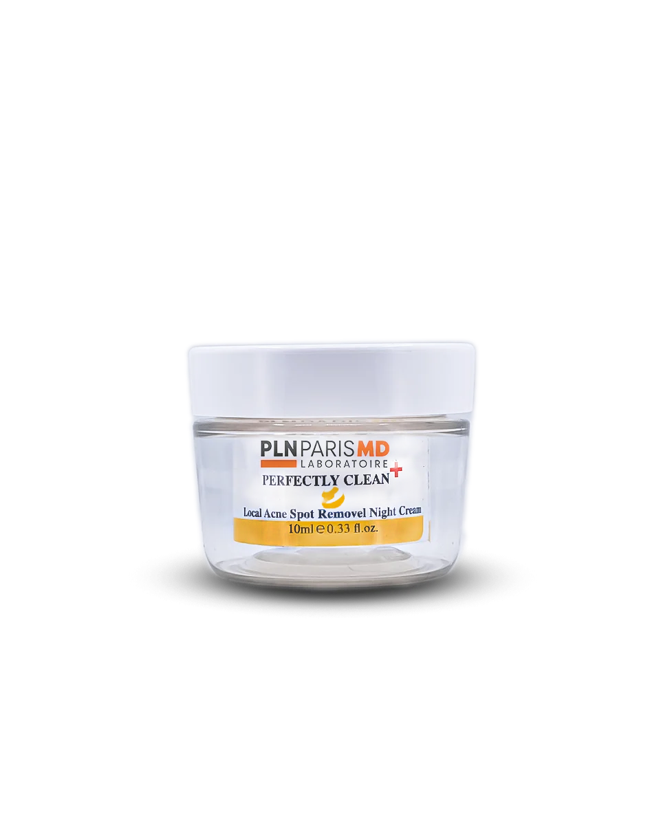 PLN PARIS MD Perfectly Clean+ Local Acne Spot Removel Night cream / Akne Karşıtı Lokal Uygulanabilen Çinko İçerikli Gece Kremi 10ml