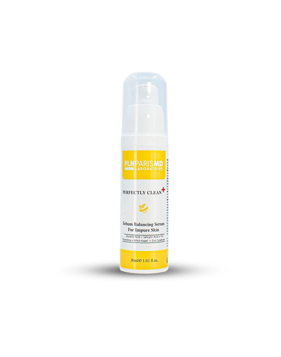 PLN PARIS MD Perfectly Clean + Sebum Balancing Serum / Akneli, Yağlı ve Problemli Ciltler İçin Sebum Dengeleyici Serum 30ml