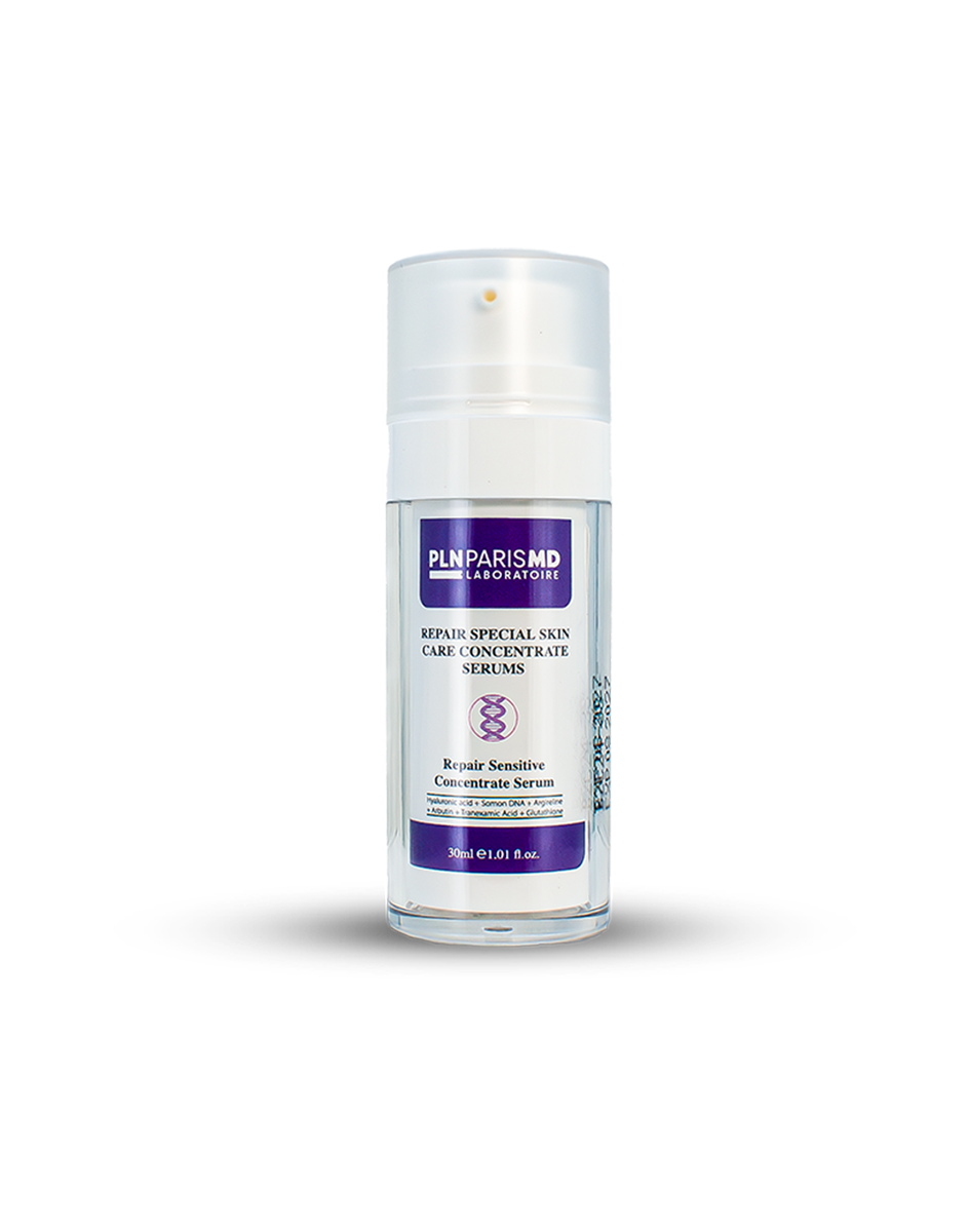 PLN PARIS MD Repair Sensitive Concentrate Serum / Hassas Dahil Tüm Ciltlere Sakinleştirici, Yatıştırıcı Bakım Serumu 30ml
