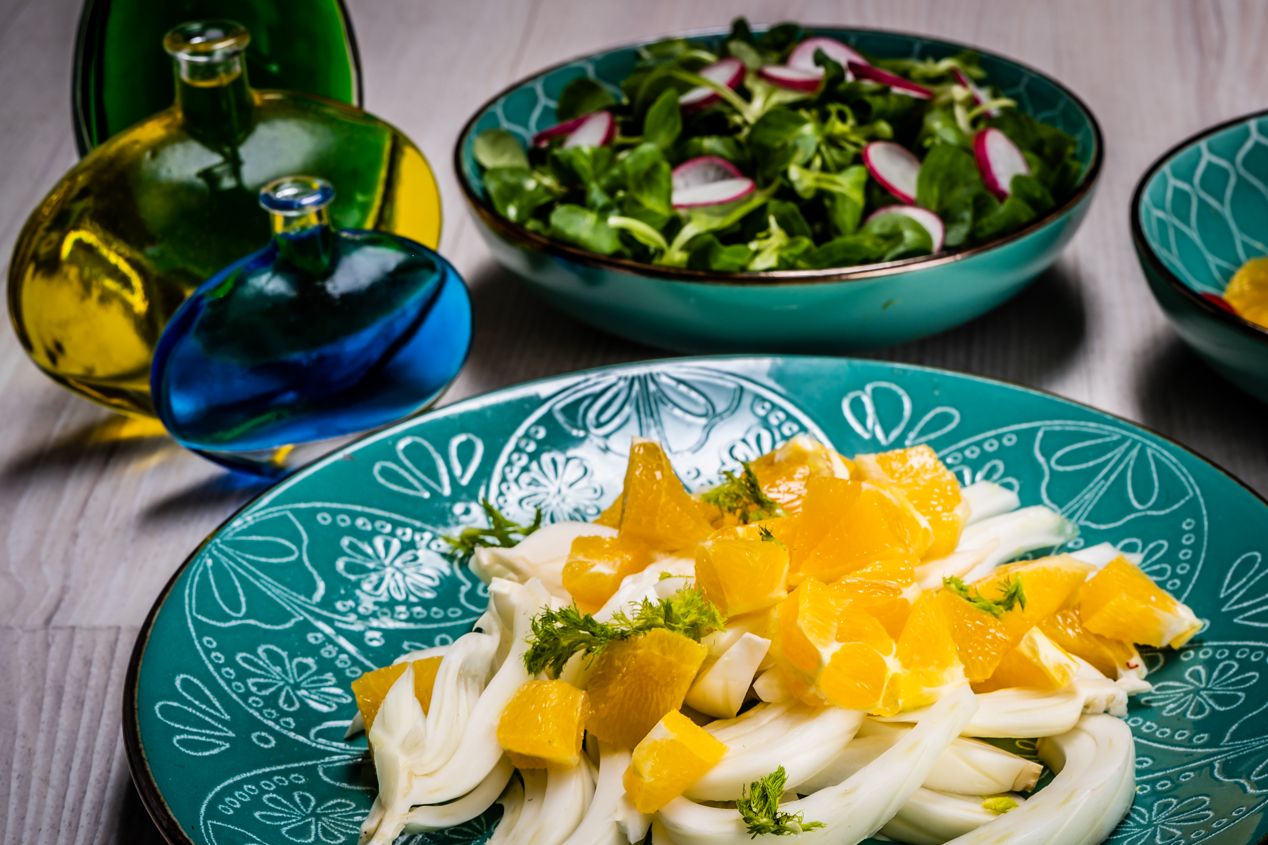Rokforlu Portakallı Ve Cevizli Salata