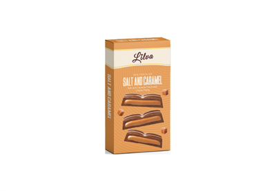Caramel and Salt Cream Milk Chocolate Bar 75 g