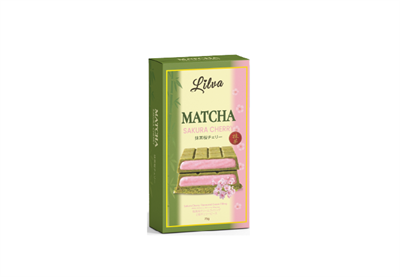 Matcha Sakura Cherry Chocolate 75 g