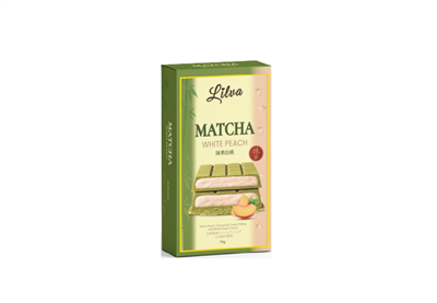 Matcha White Peach Chocolate 75 g