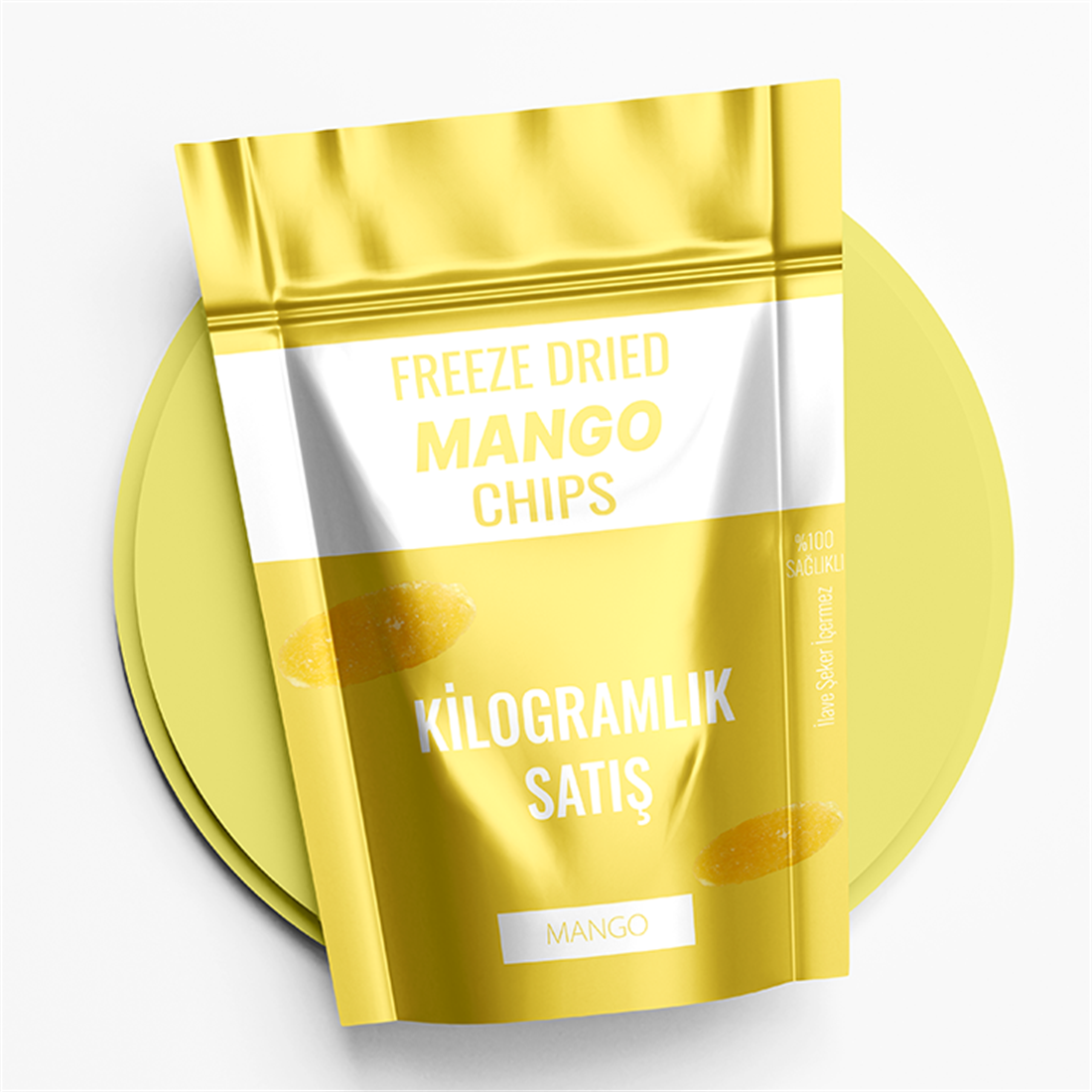 Kilogramlık Freeze Dried Mango Chıps