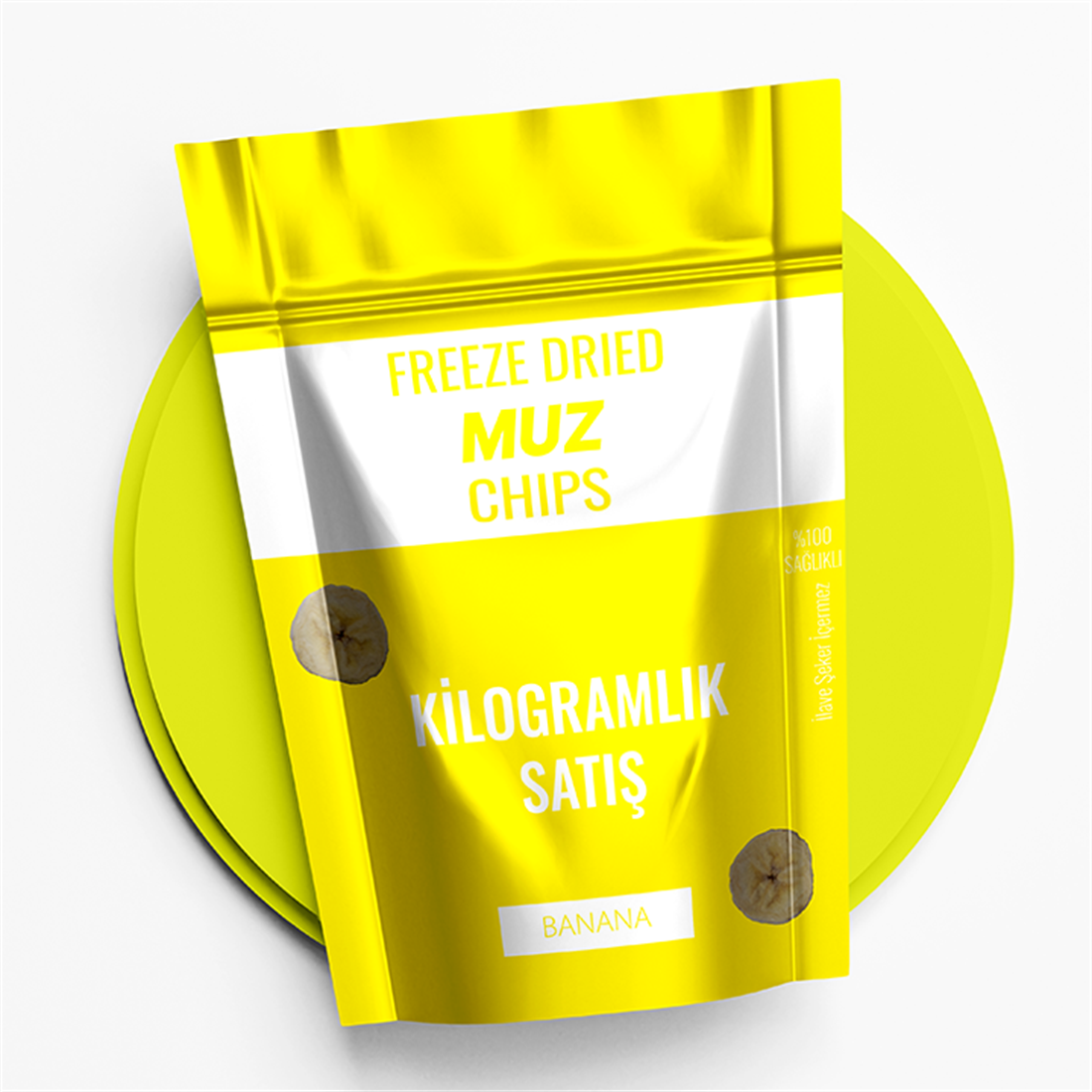 Kilogramlık Freeze Dried Muz Chıps