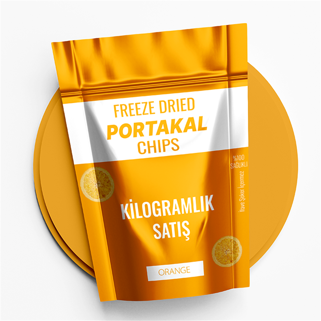 Kilogramlık Freeze Dried Portakal Chıps