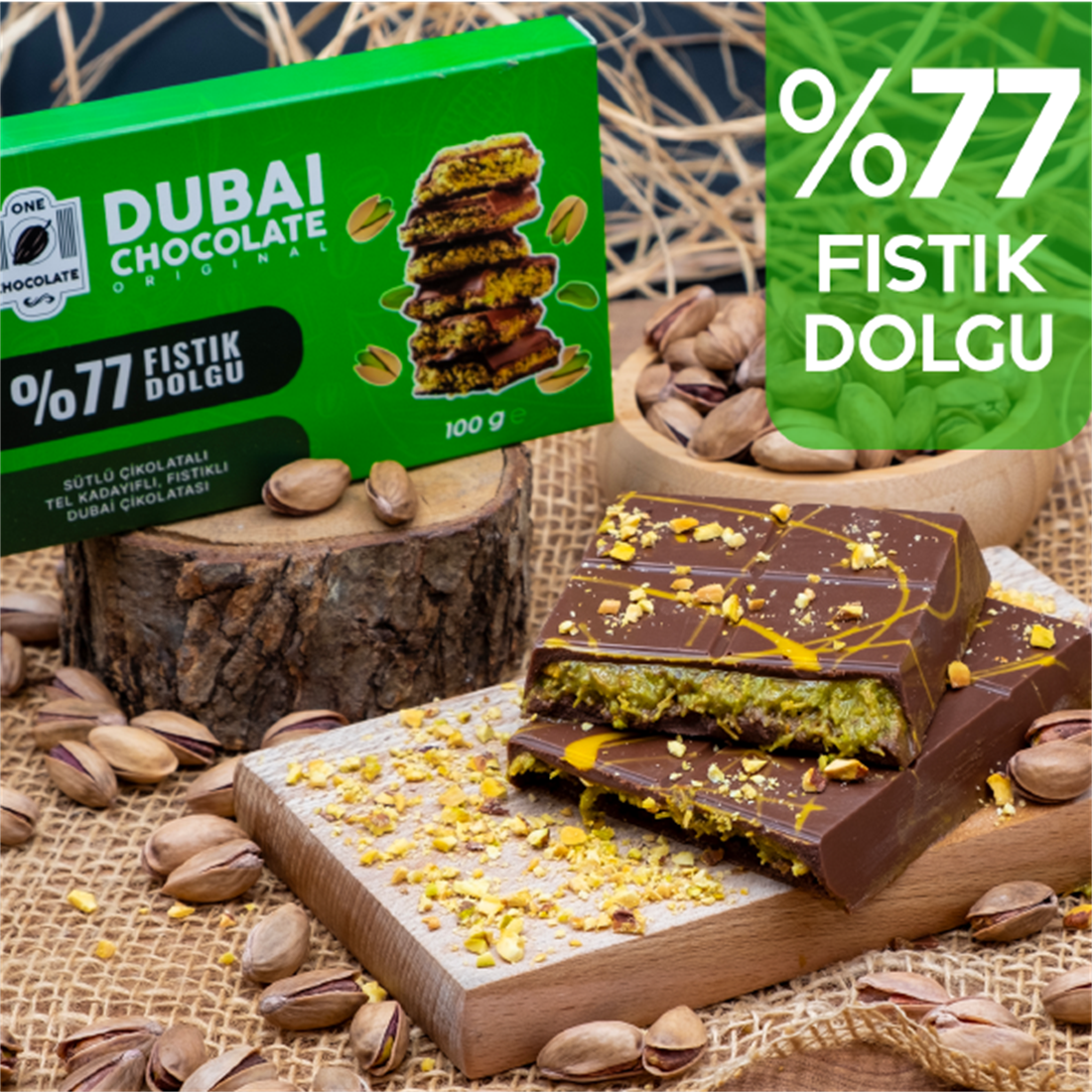 Orijinal Dubai Çikolatası 100g