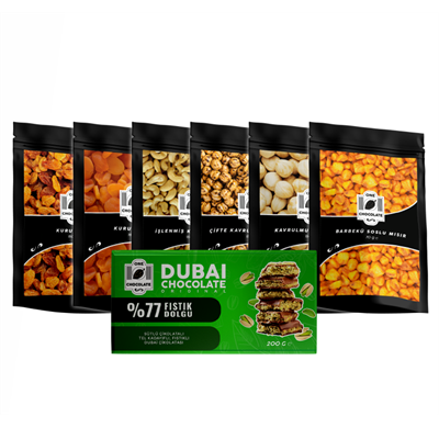 6'lı Karışık Kuruyemiş ve Dubai Paketi 