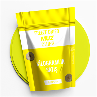 Kilogramlık Freeze Dried Muz Chıps