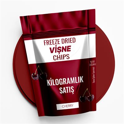 Kilogramlık Freeze Dried Vişne Chıps