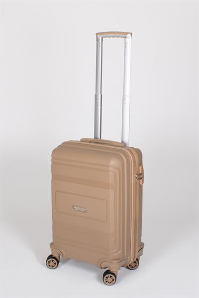 Travel Polo Küçük Boy Kırılmaz Valiz Gold 1017