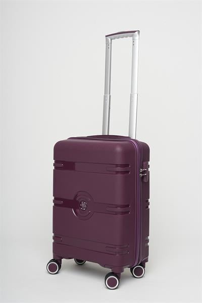 Travel Polo Küçük Boy Kırılmaz Valiz Mor 1015
