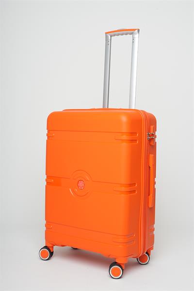 Travel Polo Orta Boy Kırılmaz Valiz Portakal 1015