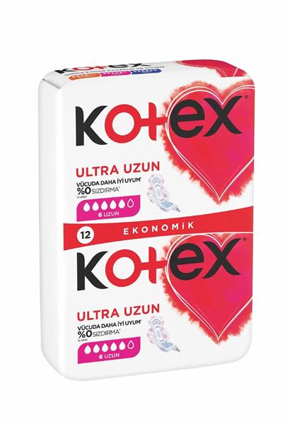 Kotex Ultraikili Paket Uzun 12 Li