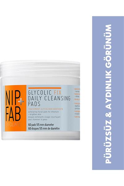 Nıp+Fab Glycolic Fix Yüz Pedi 60 Adet