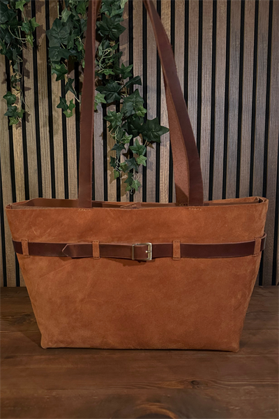 SPİCA SÜET DERİ TOTE BAG