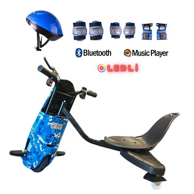 Citymate Drift Car Elektrikli Kaykay Bluetooth Dirift Kar Hoverboard Scooter + Koruma Ekipmanı D03