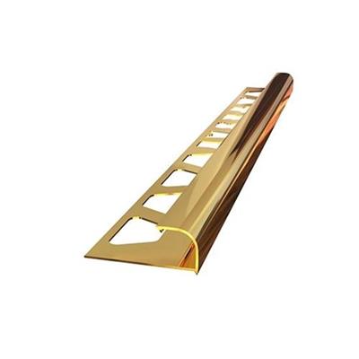 10 mm Parlak Alüminyum Dış Köşe Fayans Profili 