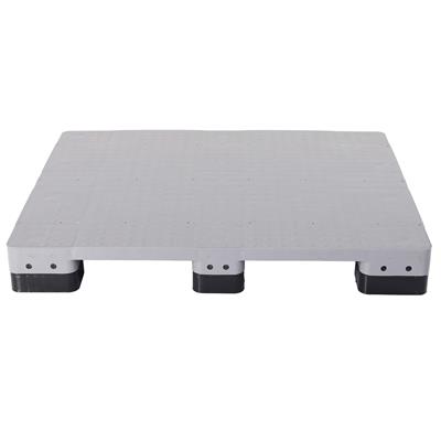 100x120 cm Gri Kapalı Takoz Ayaklı Palet