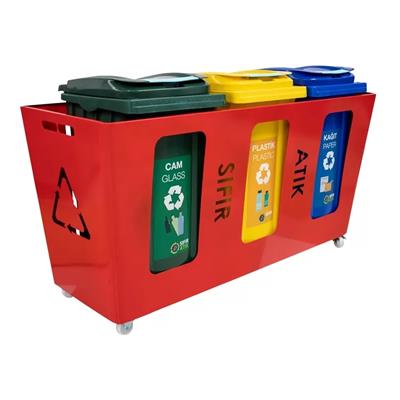 240 Lt. Çöp Konteyneri Taşıma Arabası