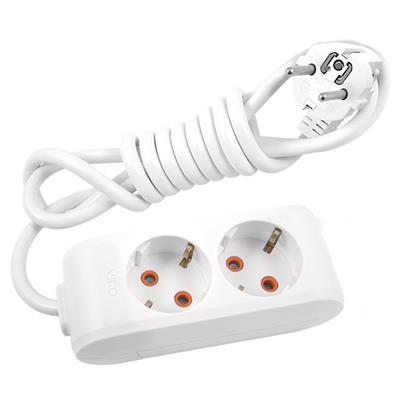 2li Çocuk Korumalı 2mt Kablolu Grup Priz 90113202 Multi-let VİKO